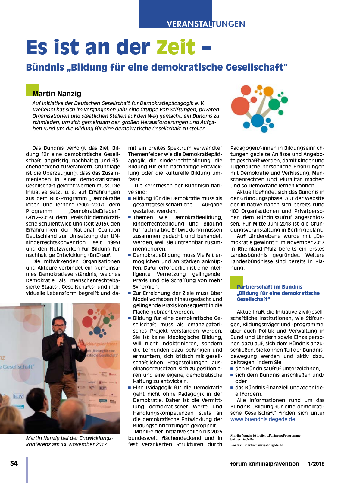 Vorschau DFK forum kp 01-2018 Seite 36