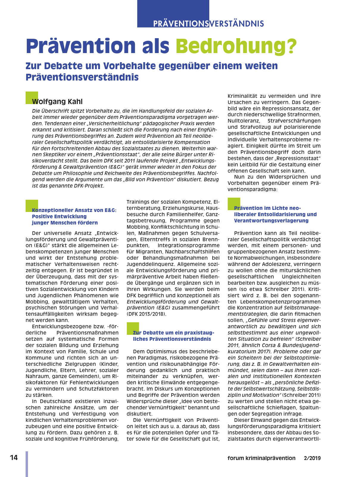 Vorschau DFK forum kp 02-2019 Seite 16