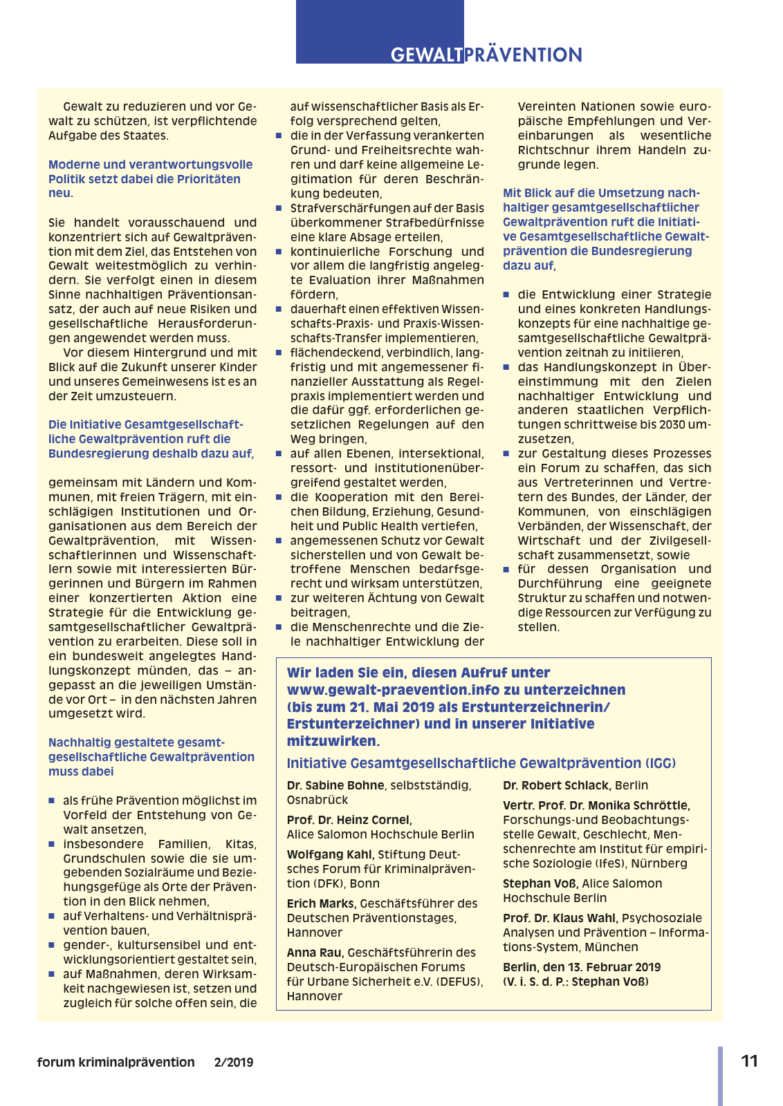 Vorschau DFK forum kp 02-2019 Seite 13