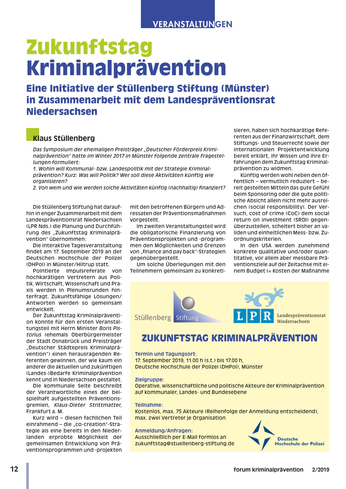 Vorschau DFK forum kp 02-2019 Seite 14