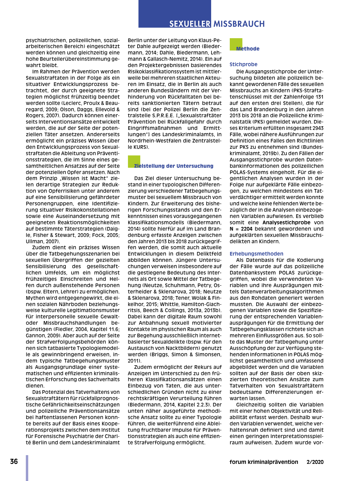 Vorschau DFK forum kp 02-2020 Seite 38