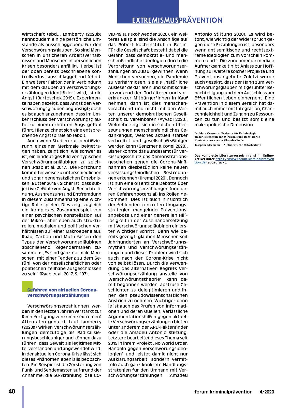 Vorschau DFK forum kp 04-2020 Seite 42