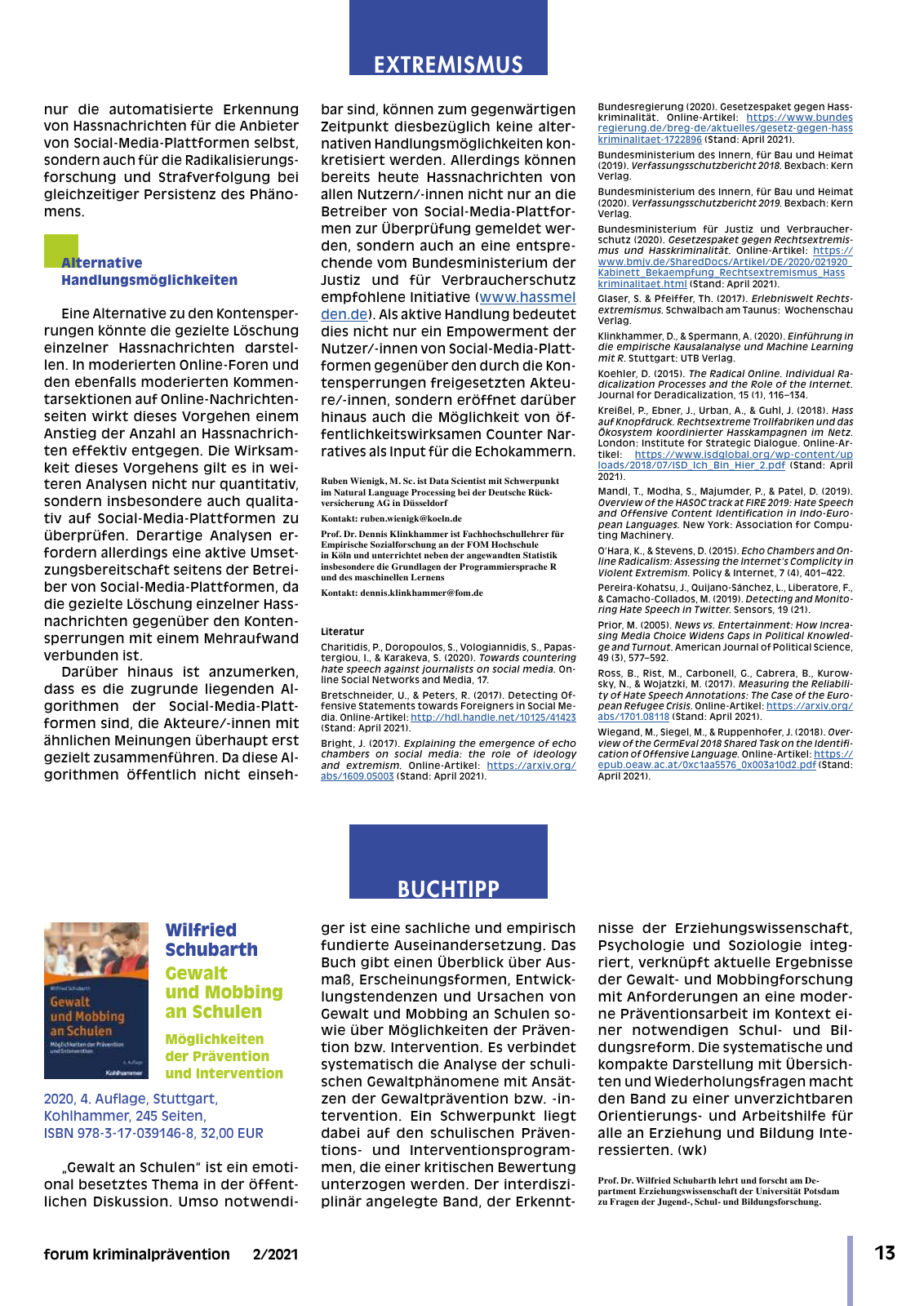 Vorschau DFK forum kp 02-2021 Seite 15