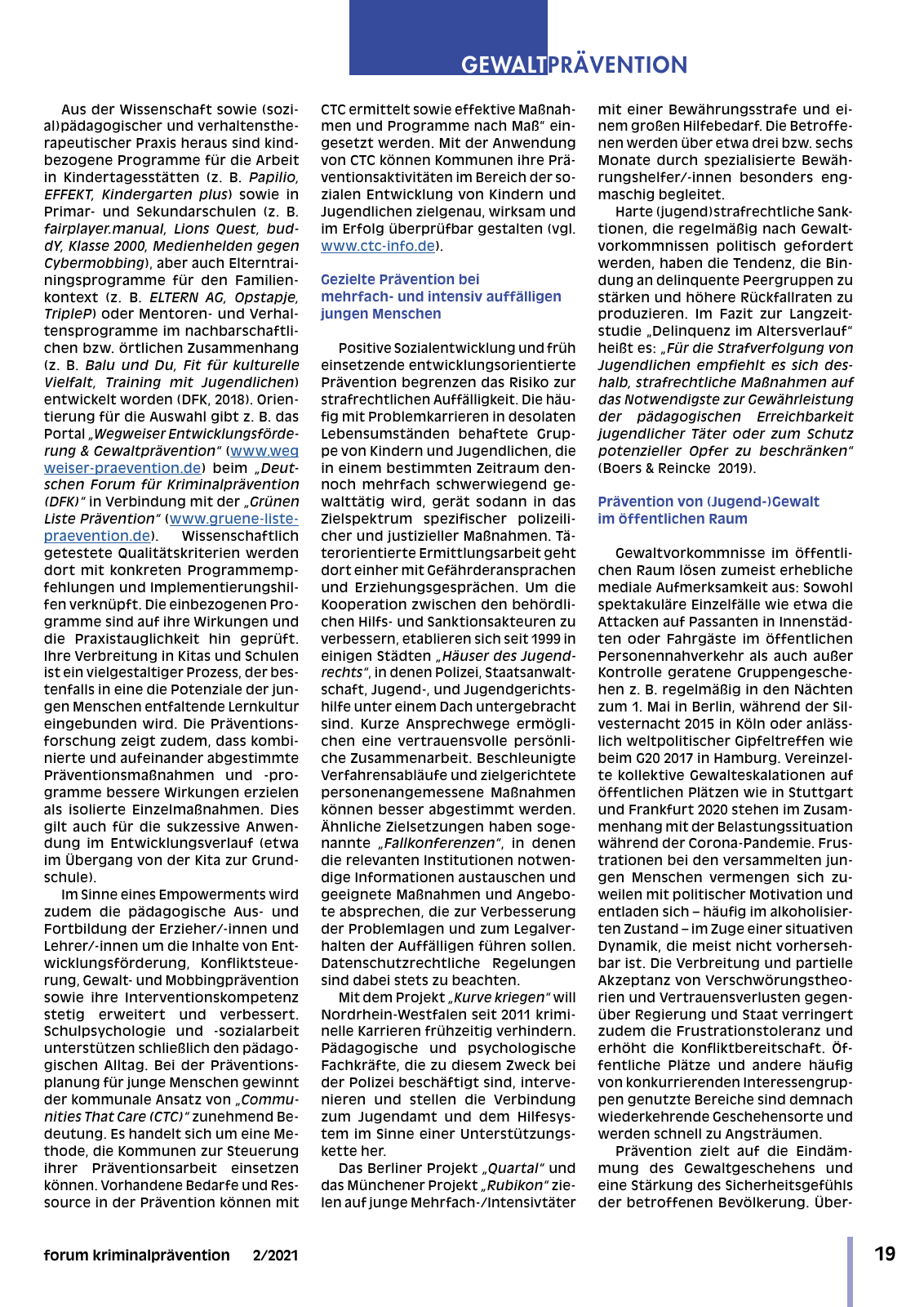 Vorschau DFK forum kp 02-2021 Seite 21