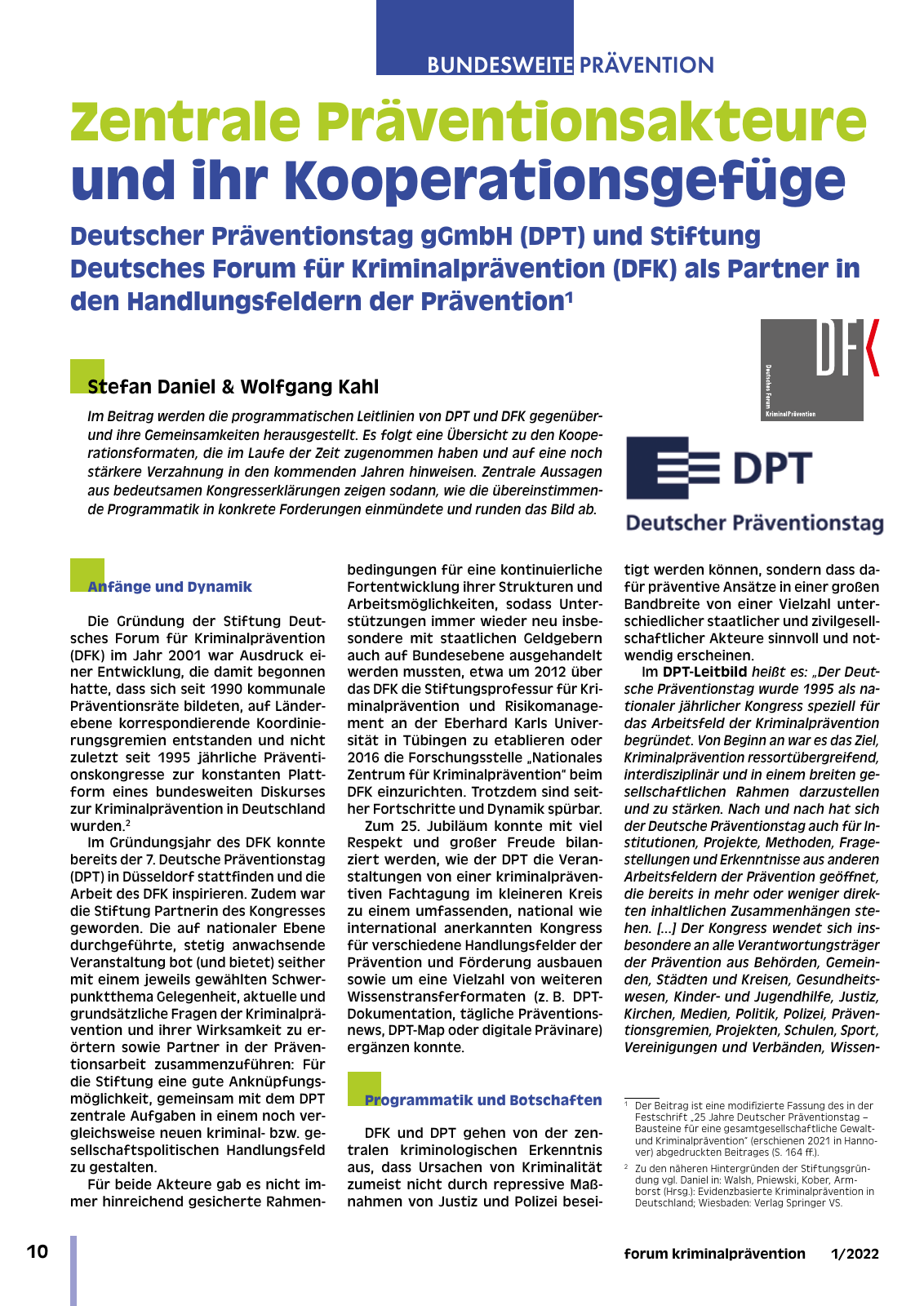 Vorschau DFK forum kp 01-2022 Seite 12