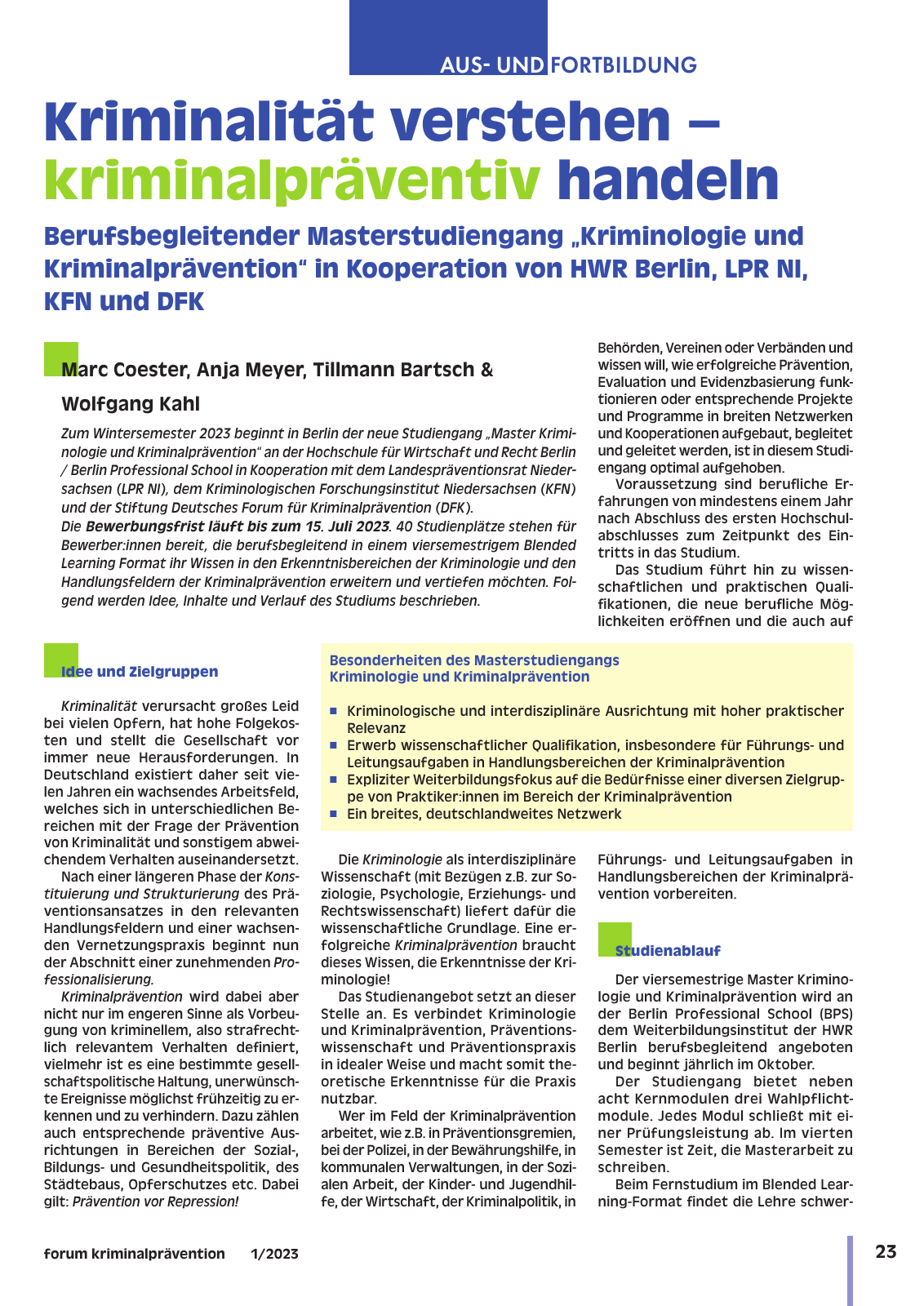 Vorschau DFK forum kp 01-2023 Seite 25