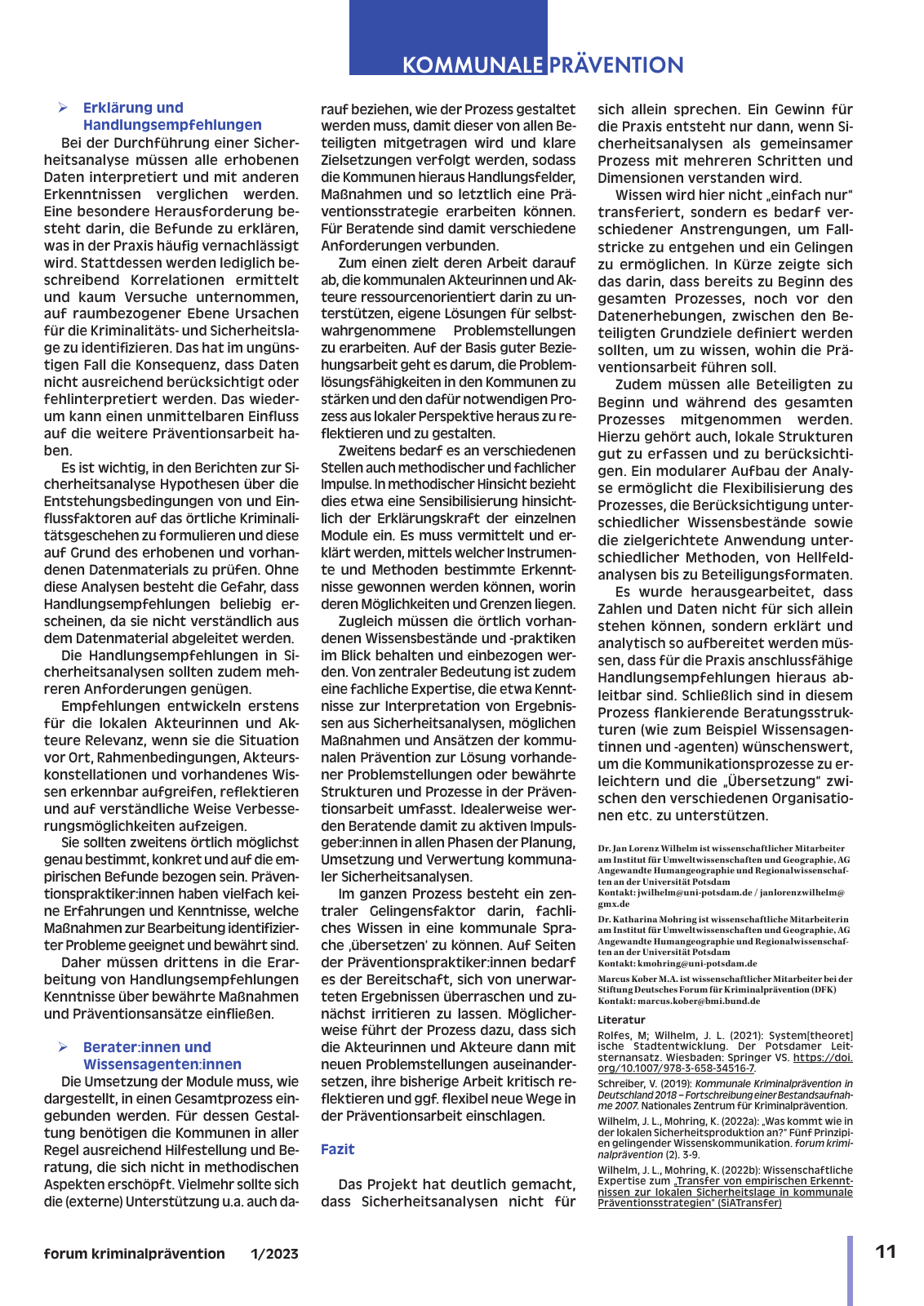 Vorschau DFK forum kp 01-2023 Seite 13