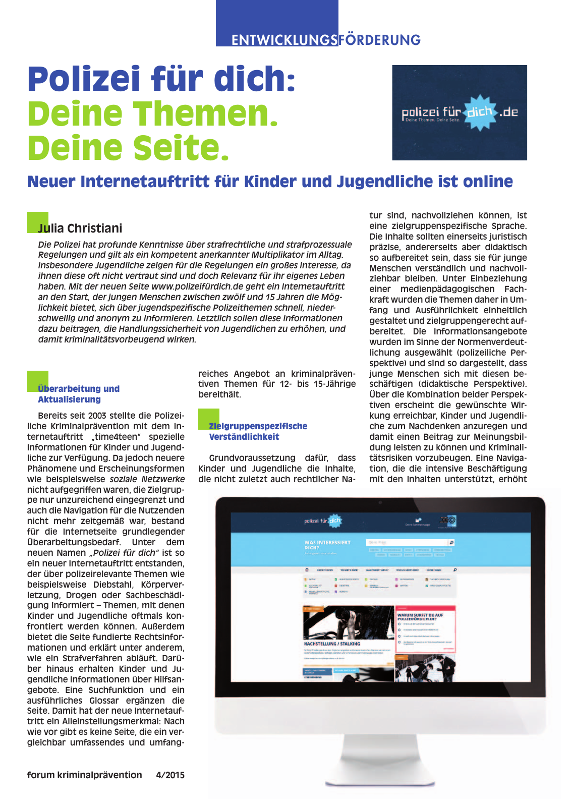 Vorschau DFK forum kp 04-2015 Seite 45