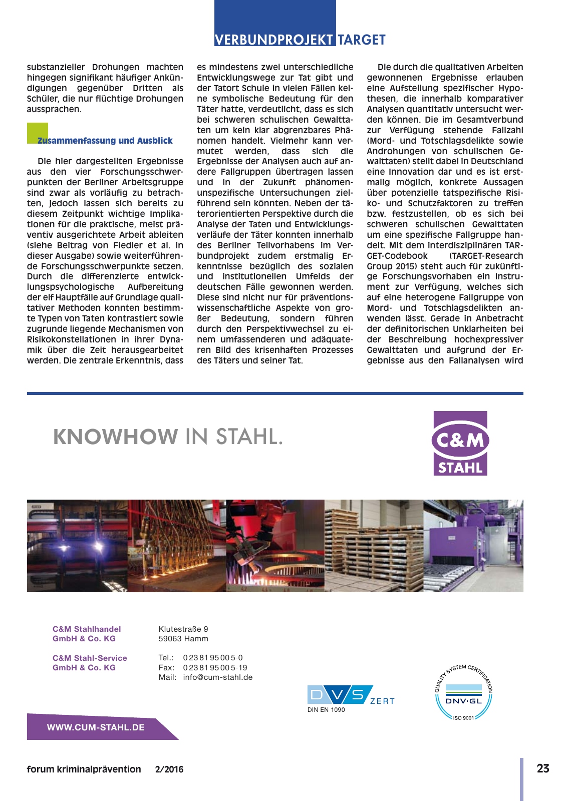 Vorschau DFK forum kp 02-2016 Seite 25